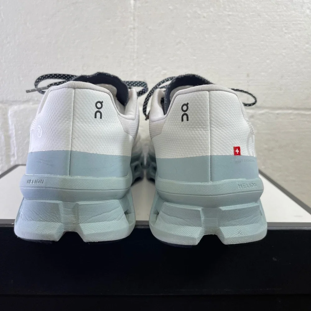 On Cloudmonster Frost‎ Surf White Athletic Running Shoes Sneakers Men's 12 US